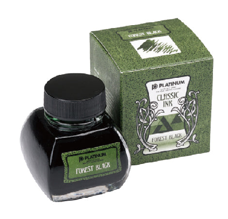 Platinum Classic Forest Black 60mL Bottled Ink
