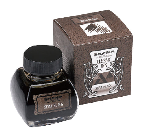 Platinum Classic Sepia Black 60mL Bottled Ink