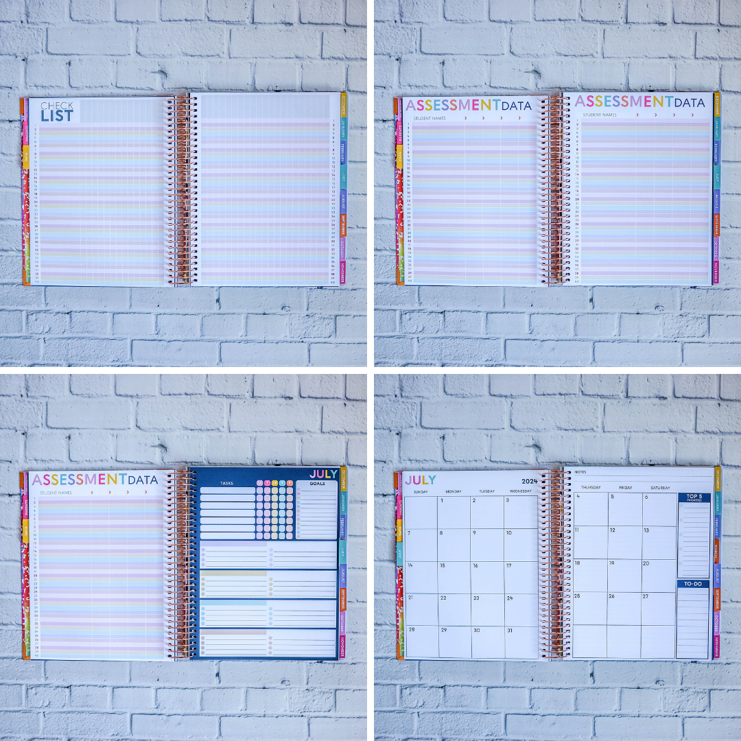 Throwback Retro Rewind - Teacher Planner by BERTEAU & Co.