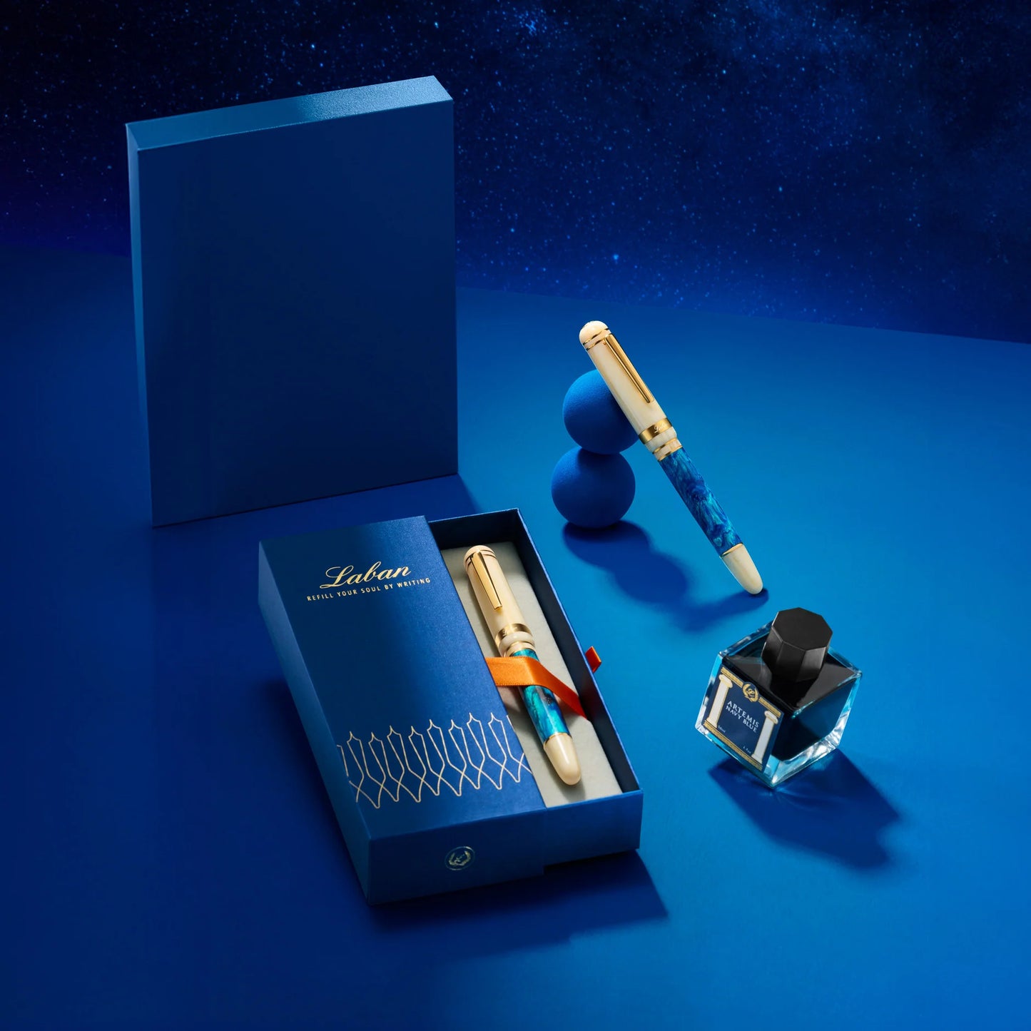 Laban 326 Blue Mirage Fountain Pen