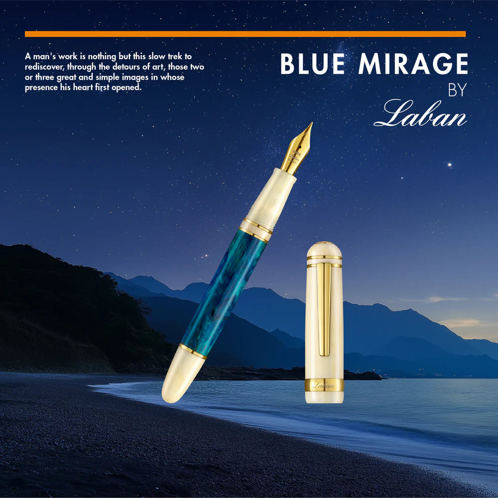 Laban 326 Blue Mirage Fountain Pen