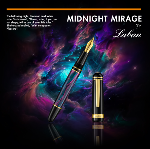 Laban 326 Midnight Mirage Fountain Pen