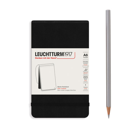 Leuchtturm1917 Classic Hardcover Notepad Black