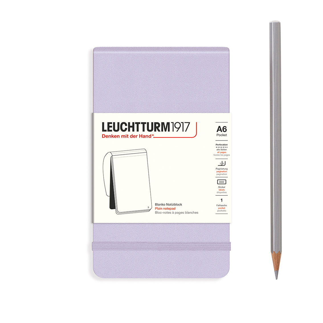Leuchtturm1917 Classic Hardcover Notepad Lilac