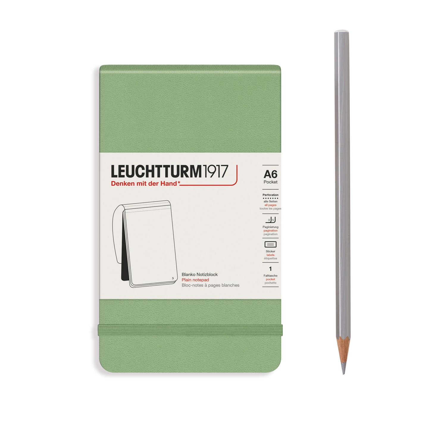 Leuchtturm1917 Classic Hardcover Notepad Sage