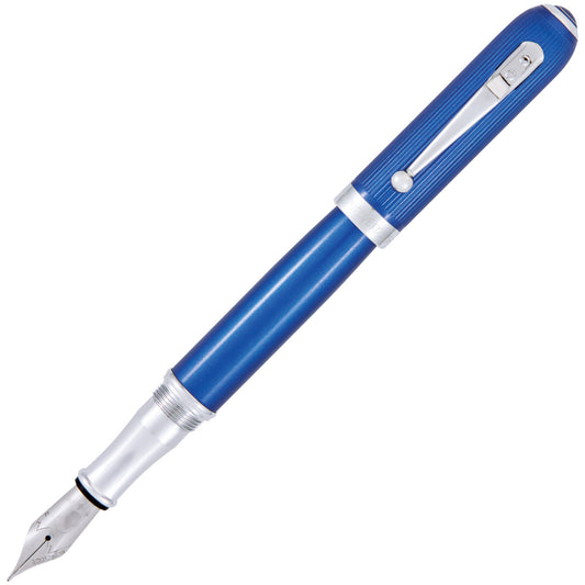 Monteverde USA® Rodeo Drive Blue Fountain Pen w/ Broad JoWo Nib (Pre-Owned, No Box)