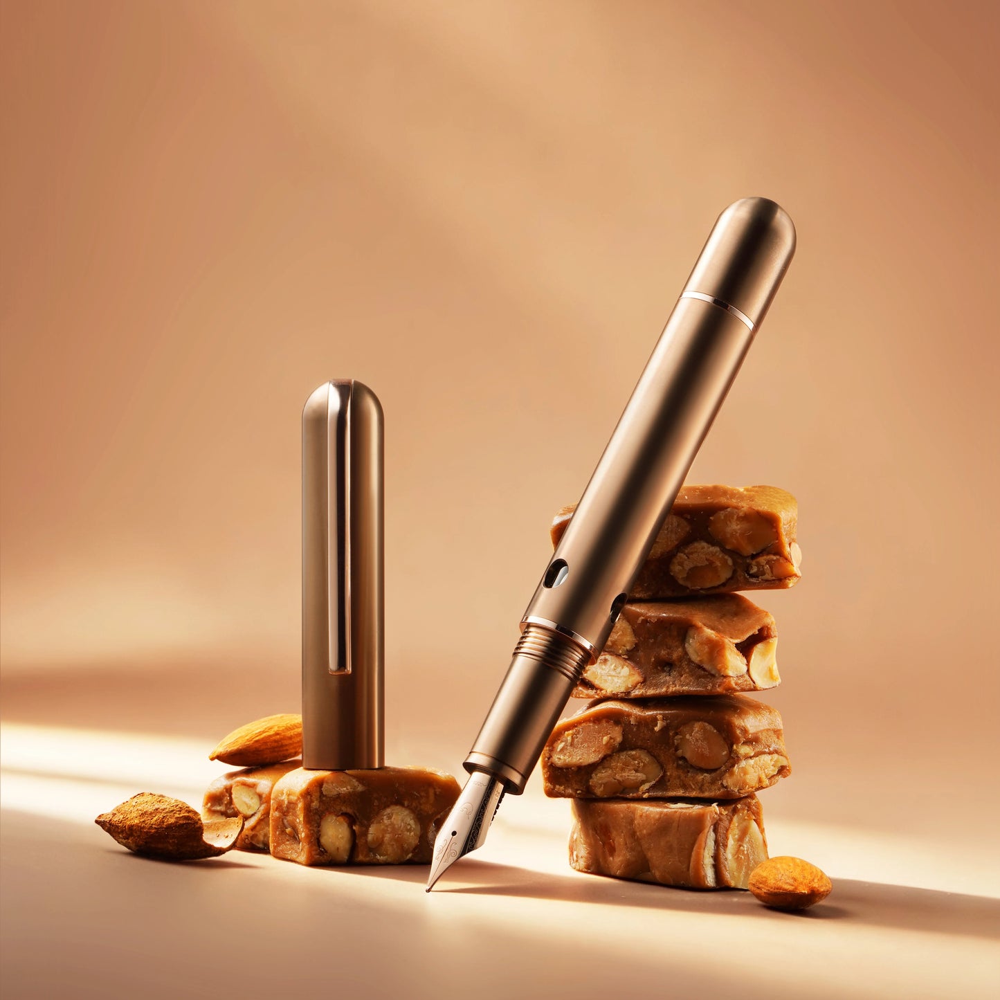 Nahvalur Nautilus Ti Toffee Titanium Fountain Pen