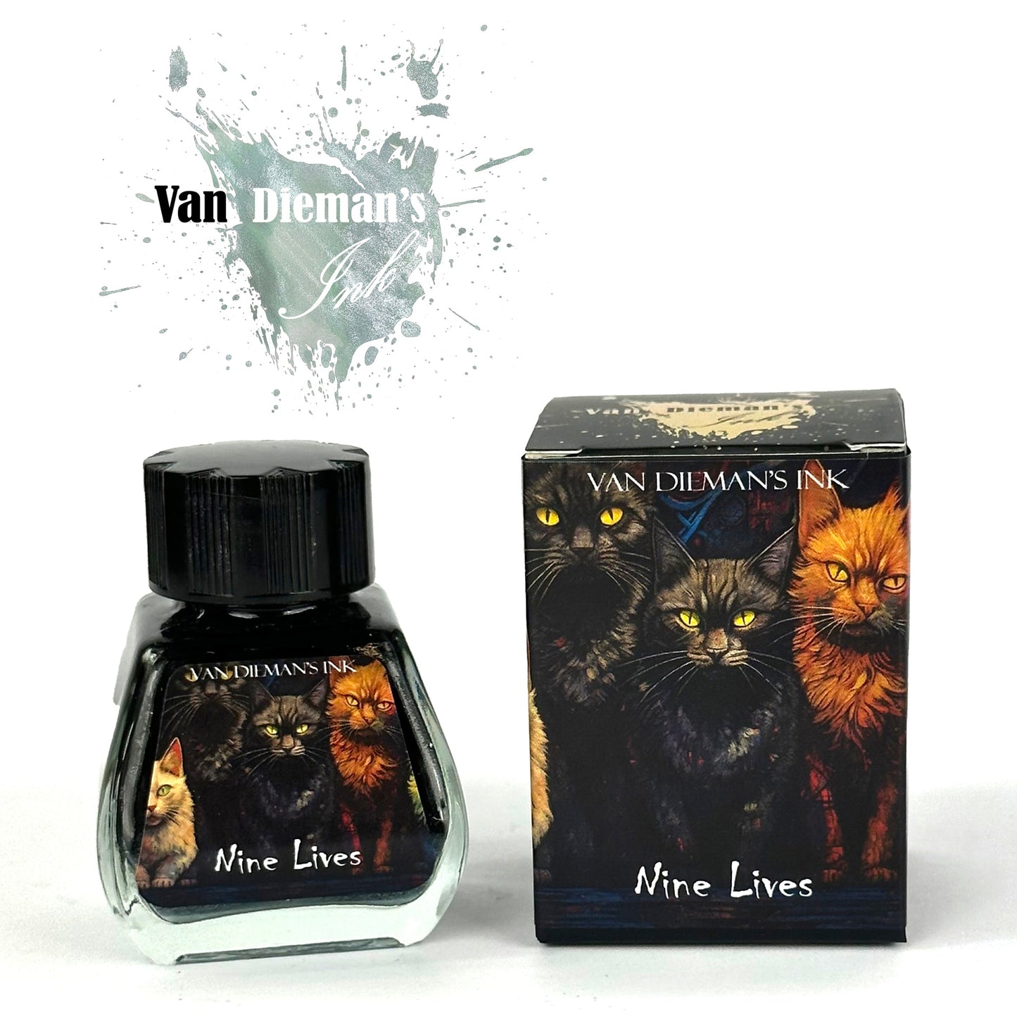 Van Dieman's Feline - Nine Lives Shimmering Fountain Pen Ink