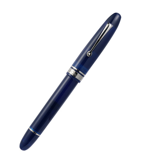 OMAS Ogiva Fountain Pen in Blue with Silver Trim