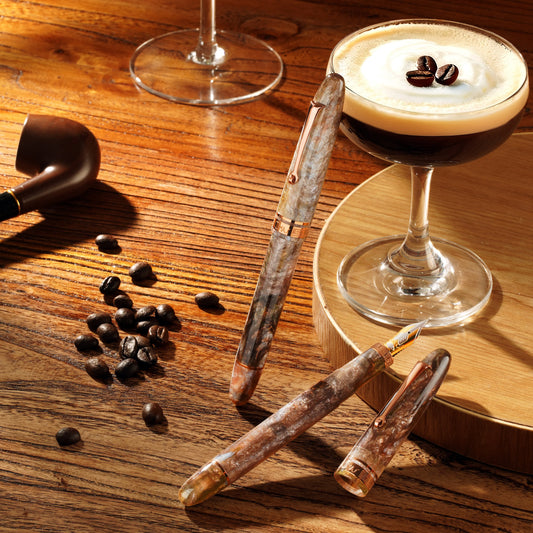 Omas Ogiva Cocktail Series Espresso Martini Limited Edition Fountain Pen
