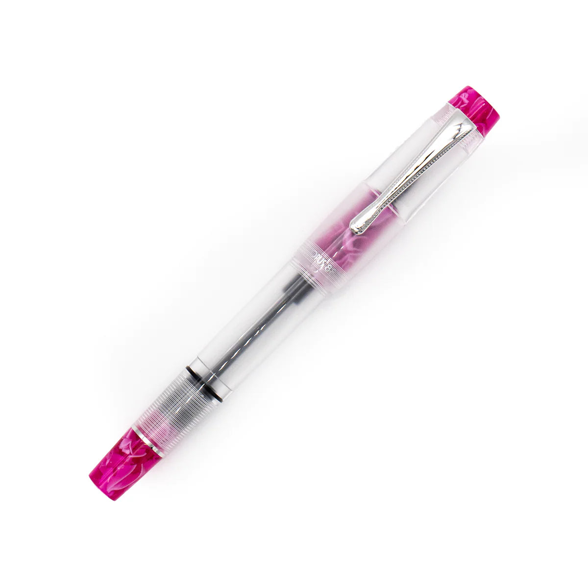 Opus 88 Koloro Demonstrator Hot Pink Fountain Pen Medium Nib