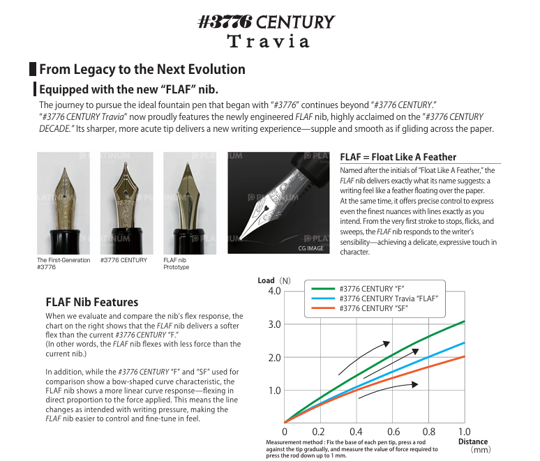 Platinum #3776 Century Travia Fountain Pen