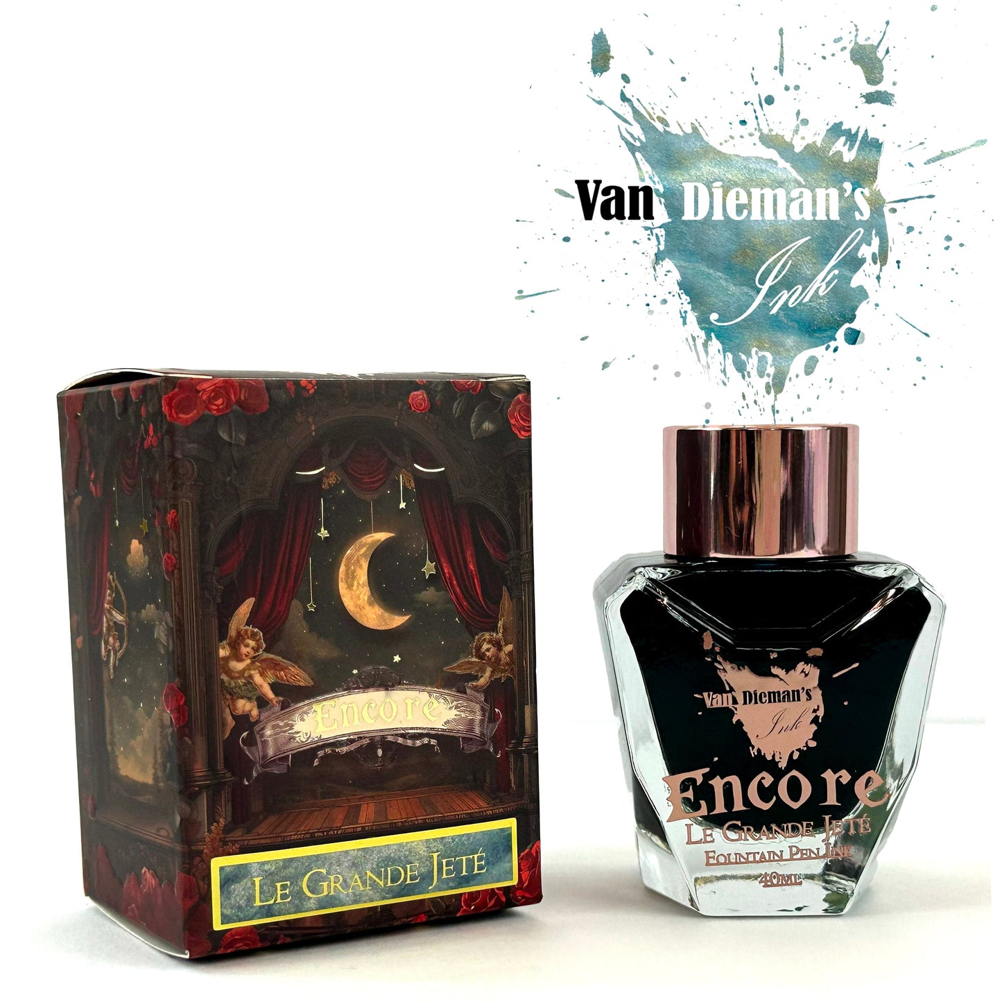 Van Dieman's Encore - Le Grande Jeté 40ml Shimmering Fountain Pen Ink