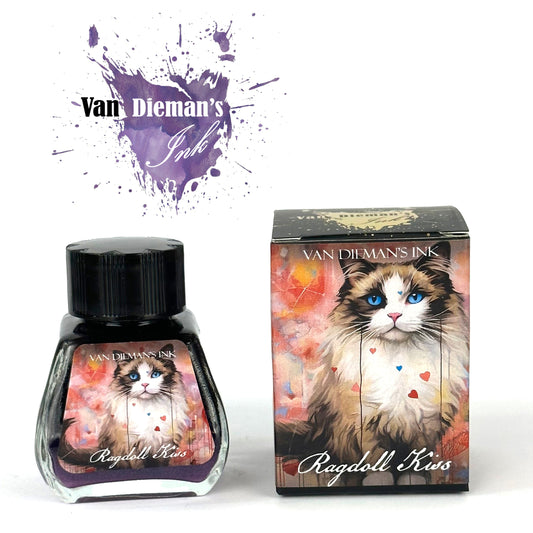 Van Dieman's Feline - Ragdoll Kiss Shimmering Fountain Pen Ink