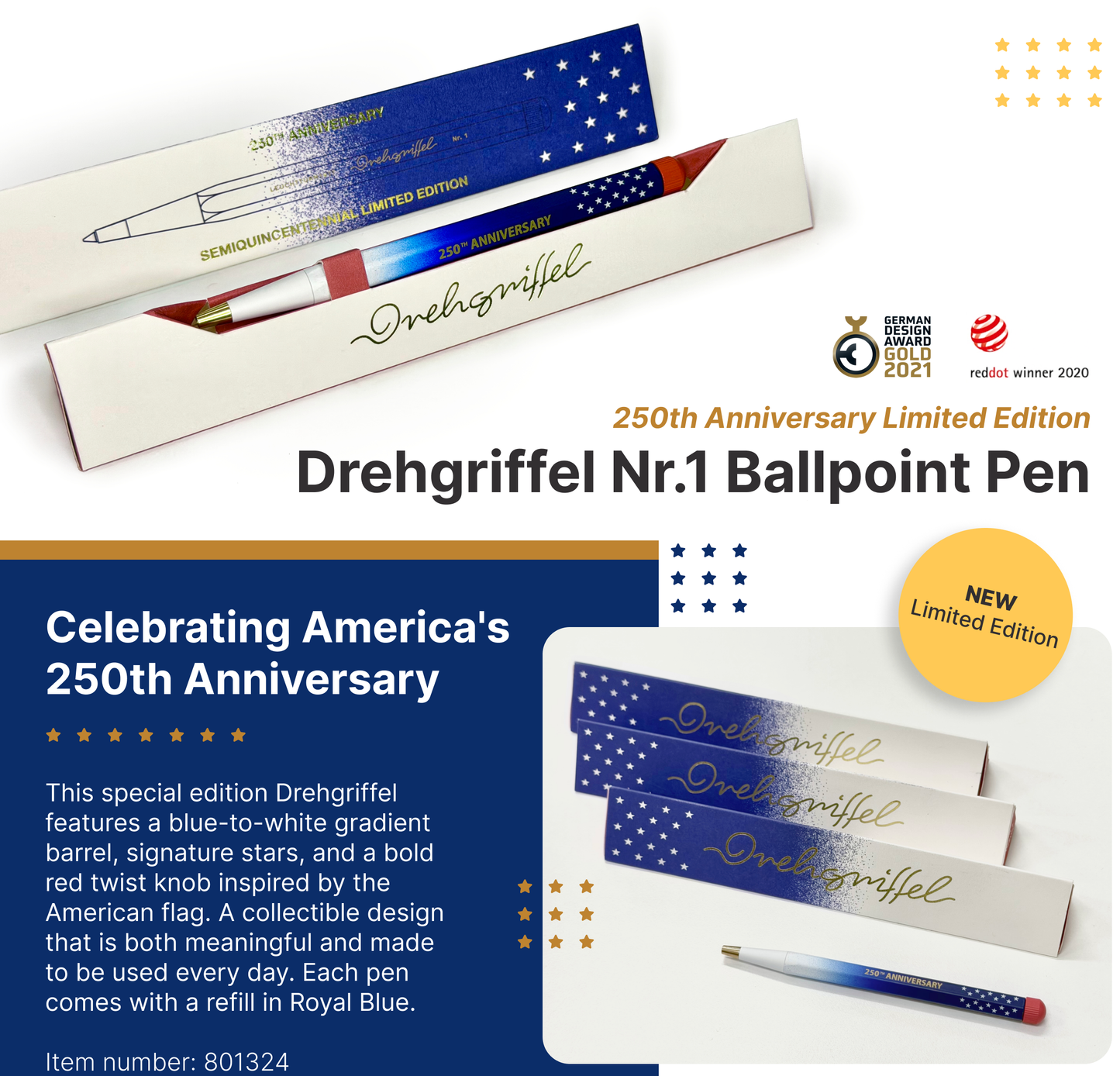 Leuchtturm1917 Drehgriffel Nr. 1 250th Anniversary Limited Edition Ballpoint