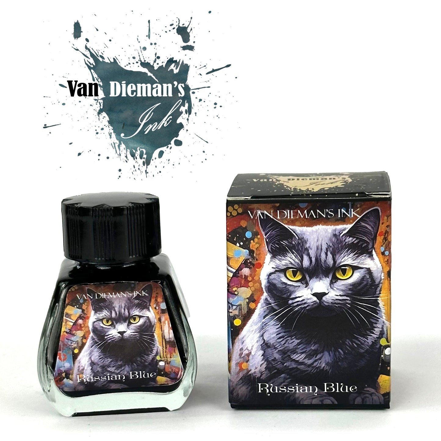 Van Dieman's Feline - Russian Blue Fountain Pen Ink