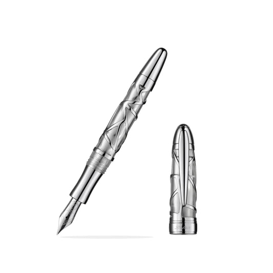 Laban Skeleton Silver Fountain Pen