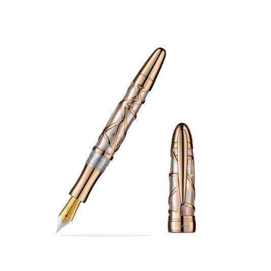 Laban Skeleton Rose Gold Fountain Pen