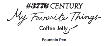 Platinum #3776 Coffee Jelly Limited Edition Fountain Pen