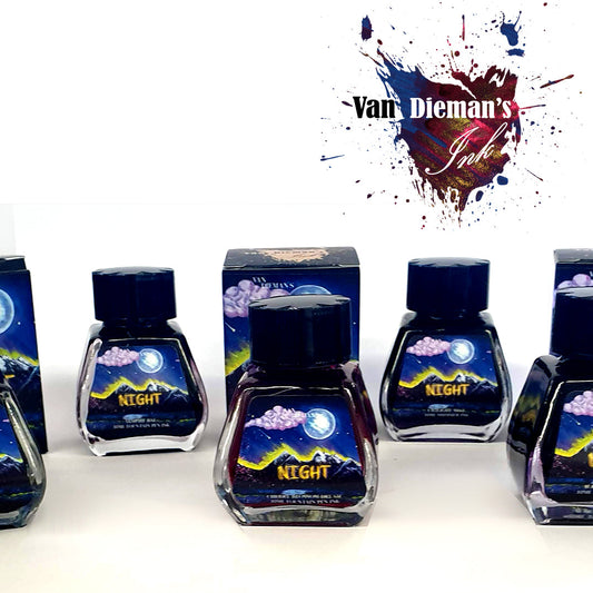 Van Dieman's Night - Shooting Star - Shimmering Fountain Pen Ink