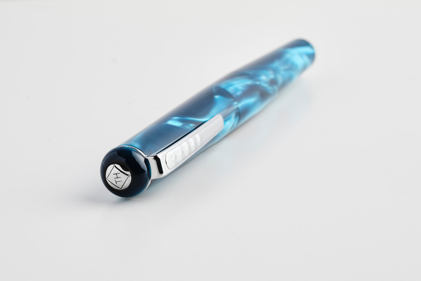 Tom Hessin Charles Signature Blue Fountain Pen