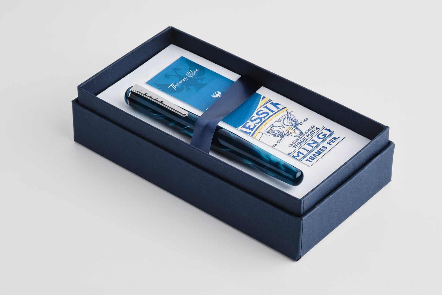 Tom Hessin Charles Signature Blue Fountain Pen