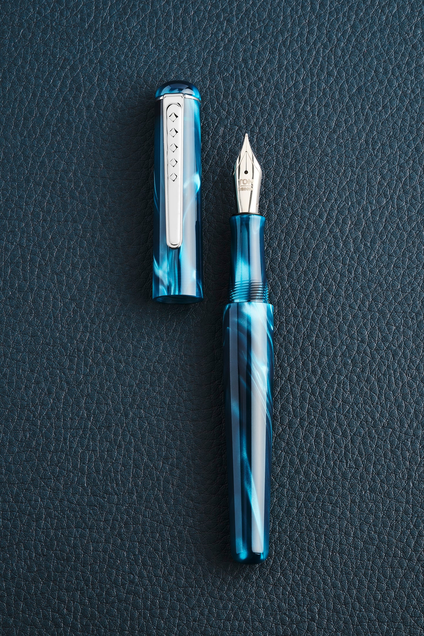 Tom Hessin Charles Signature Blue Fountain Pen