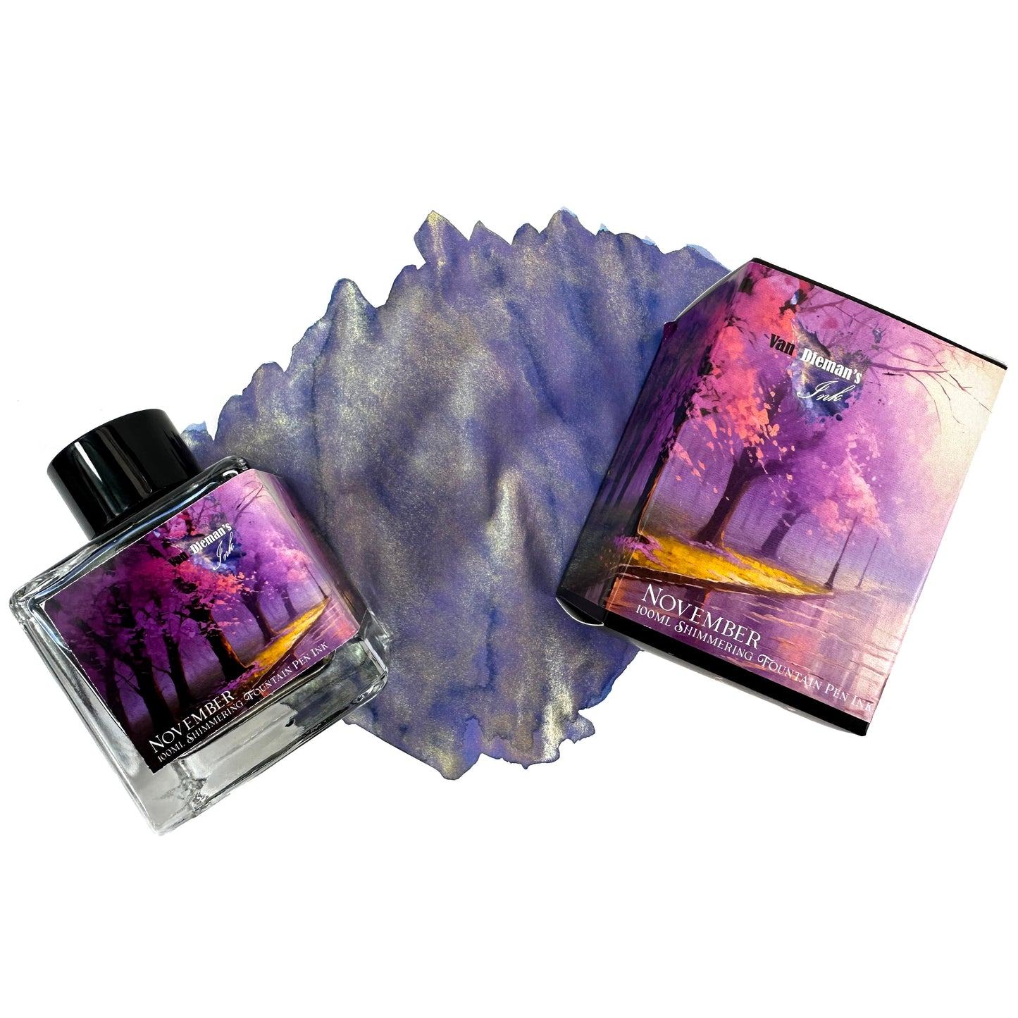 Van Dieman's 2023 November - 100ml Shimmering Fountain Pen Ink