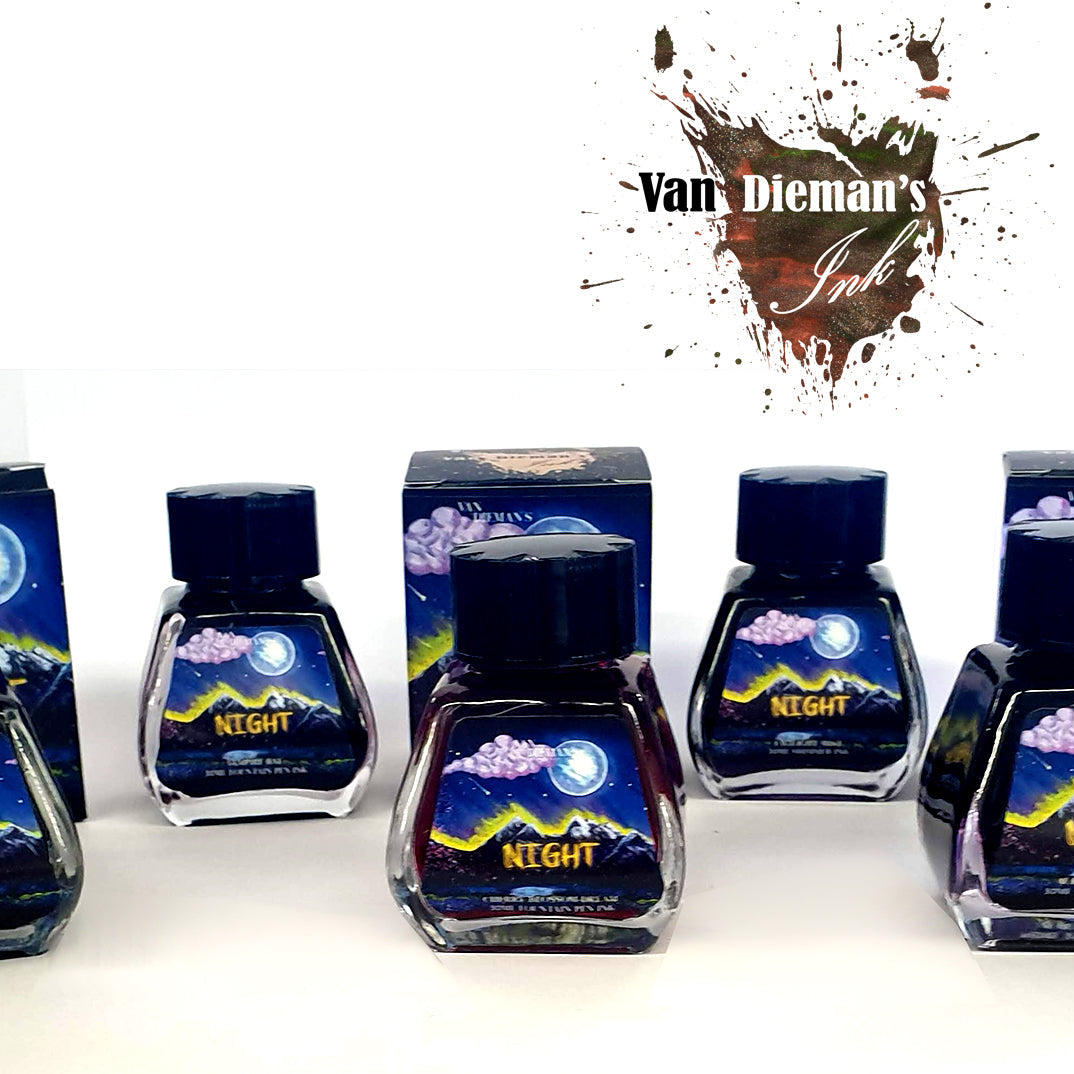 Van Dieman's Night - Tiger Quoll Prowl - Shimmering Fountain Pen Ink