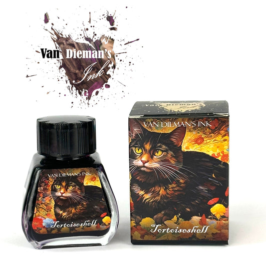 Van Dieman's Feline - Tortoiseshell Shimmering Fountain Pen Ink