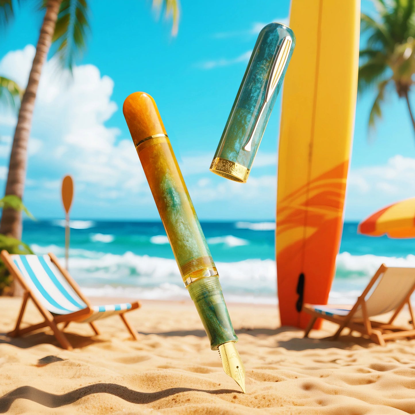 Nahvalur Voyage Hawaii Fountain Pen