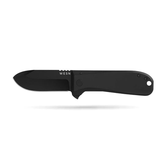 WESN Allman Knife Blacked Out Titanium