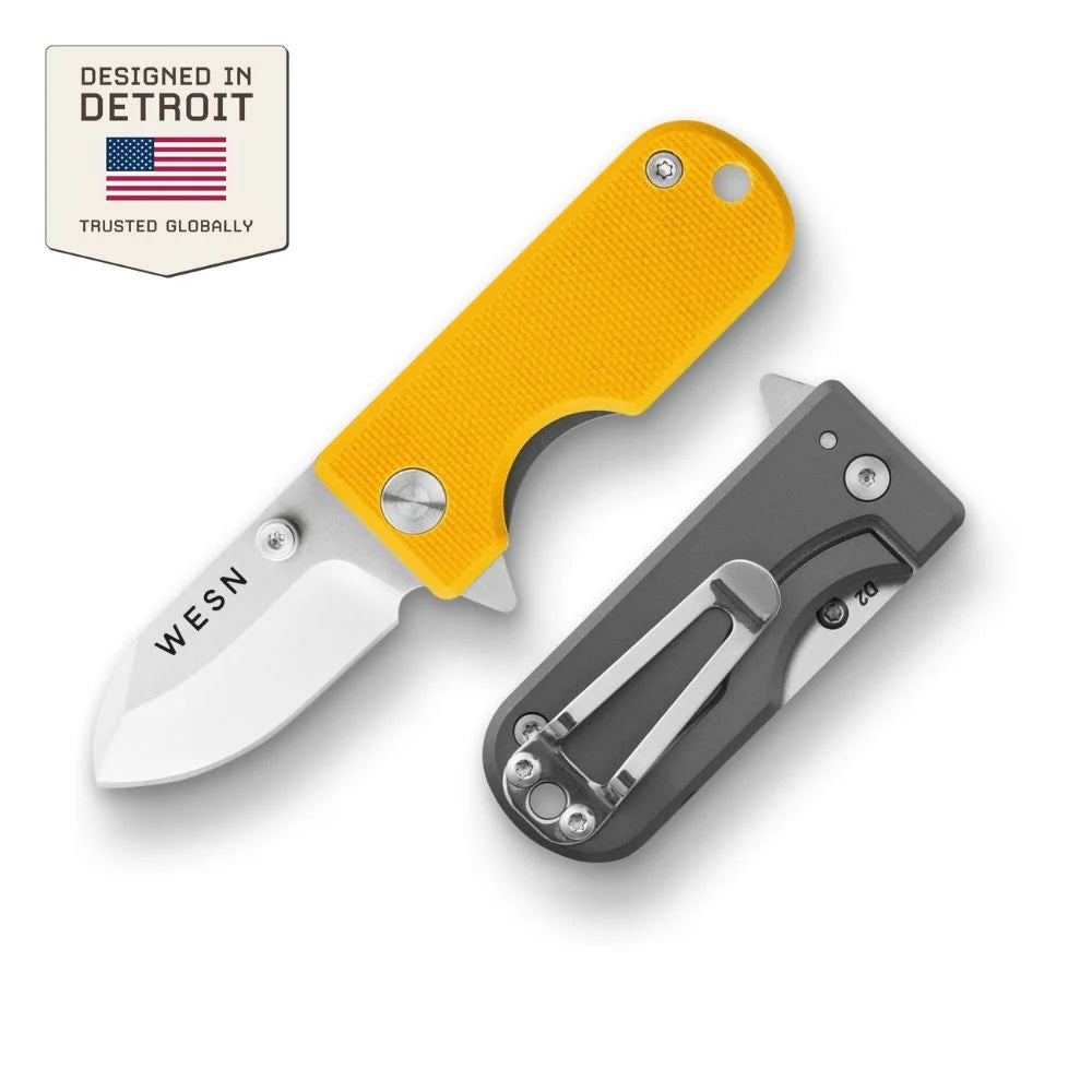 WESN Microblade Knife Mustard