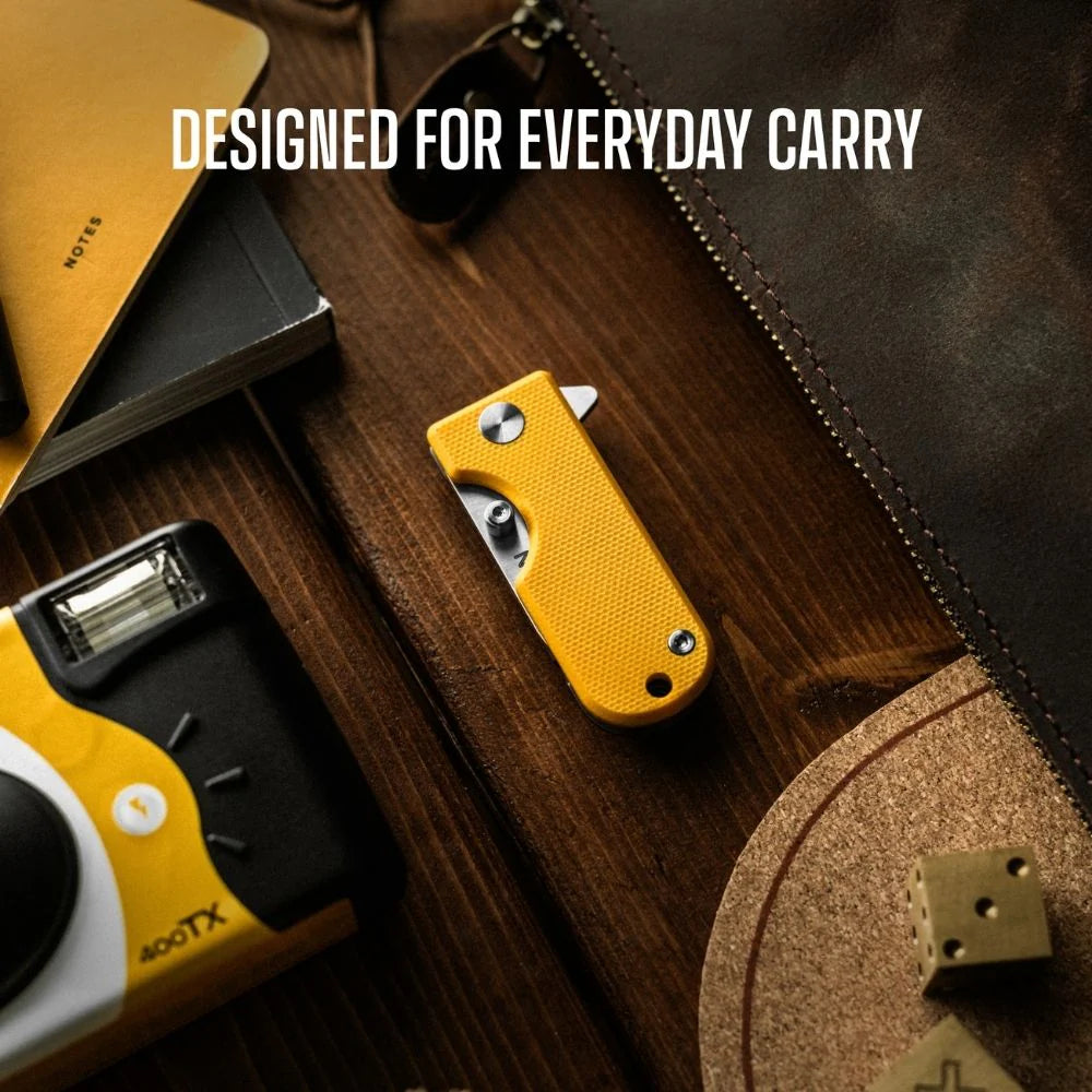 WESN Microblade Knife Mustard