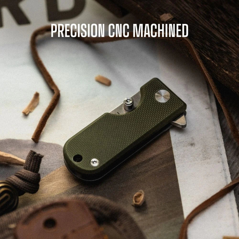 WESN Microblade Knife OD Green
