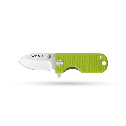WESN Microblade Knife Lime Green