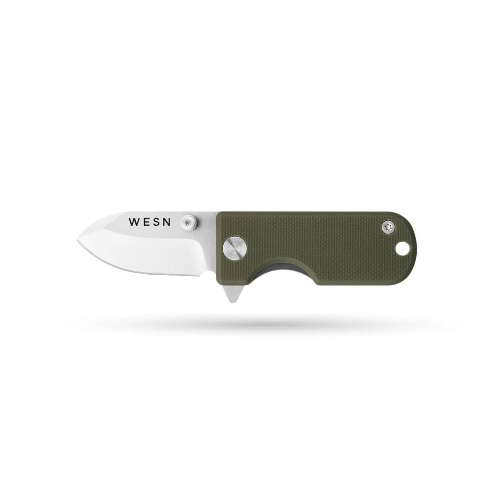 WESN Microblade Knife OD Green
