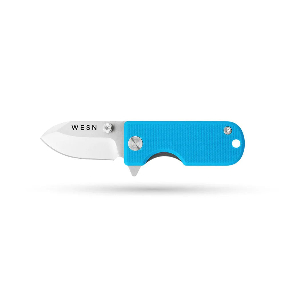 WESN Microblade Knife Sky Blue