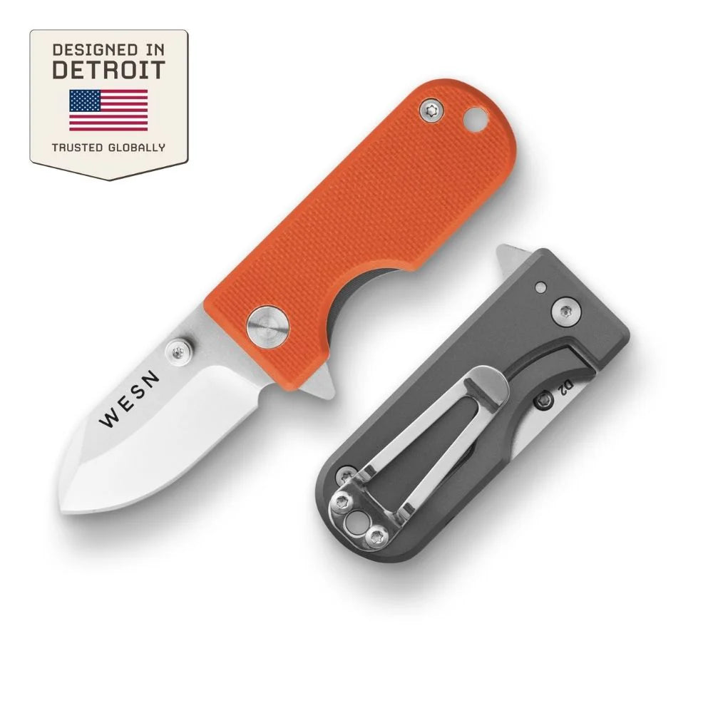 WESN Microblade Knife Salmon