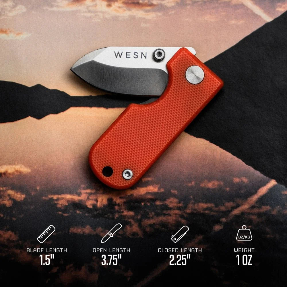 WESN Microblade Knife Salmon