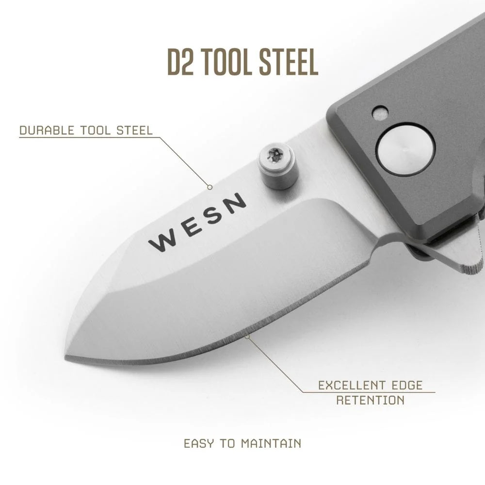 WESN Microblade Knife Titanium