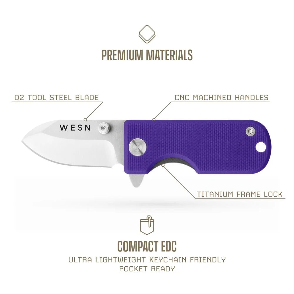 WESN Microblade Knife Violet
