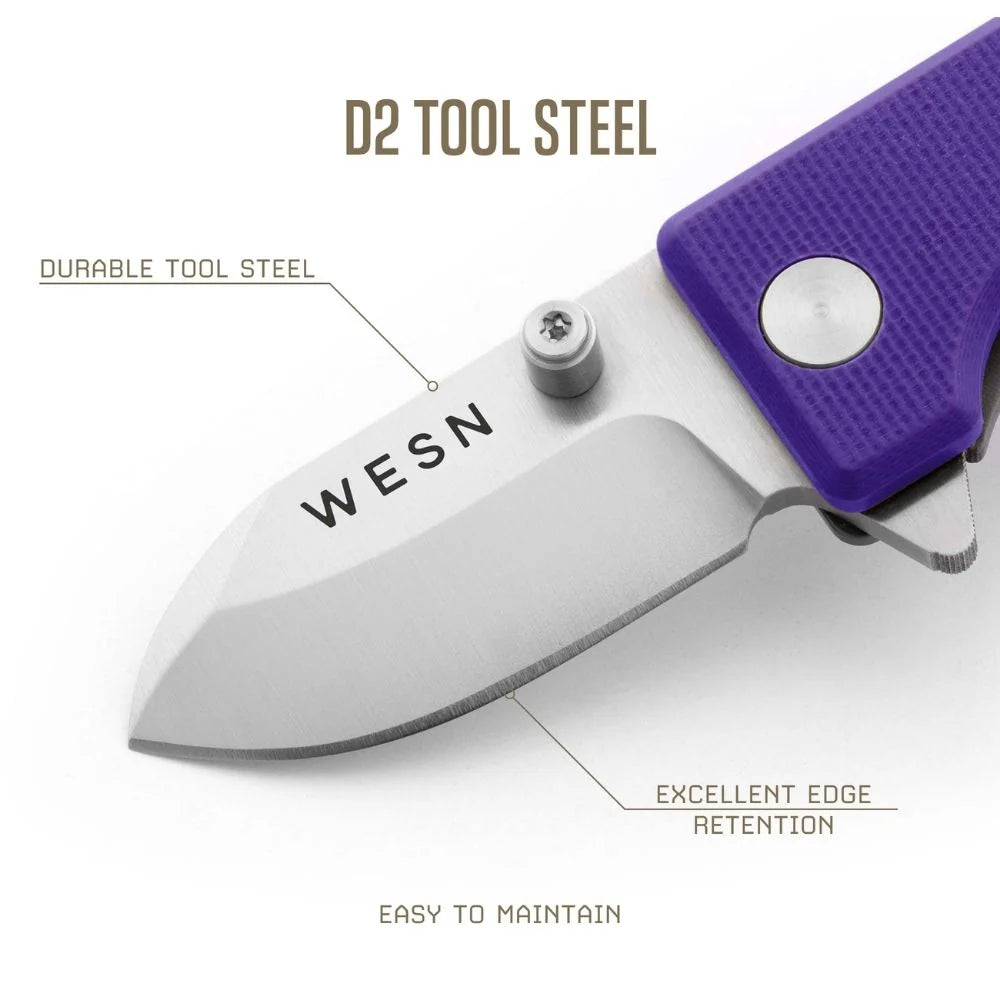 WESN Microblade Knife Violet