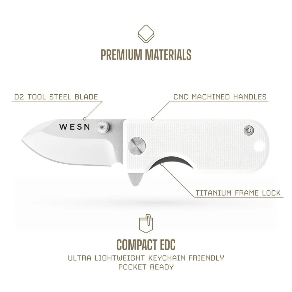 WESN Microblade Knife White