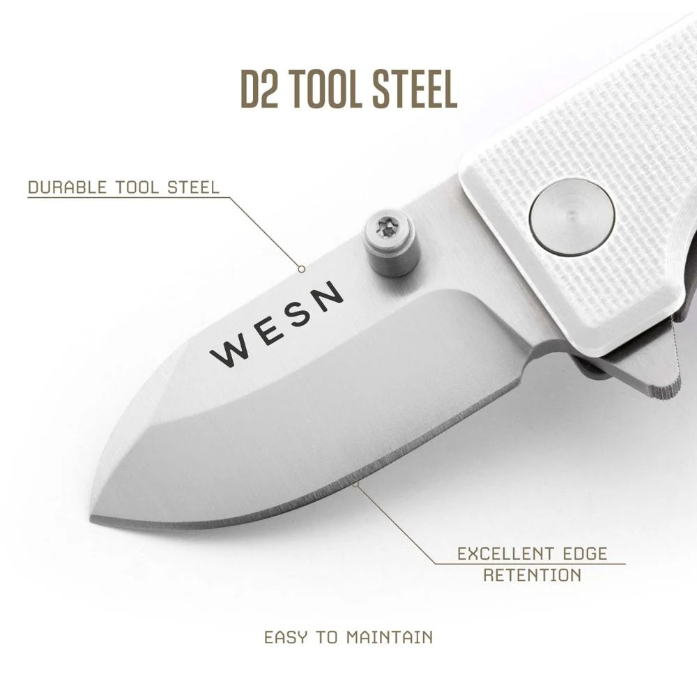 WESN Microblade Knife White