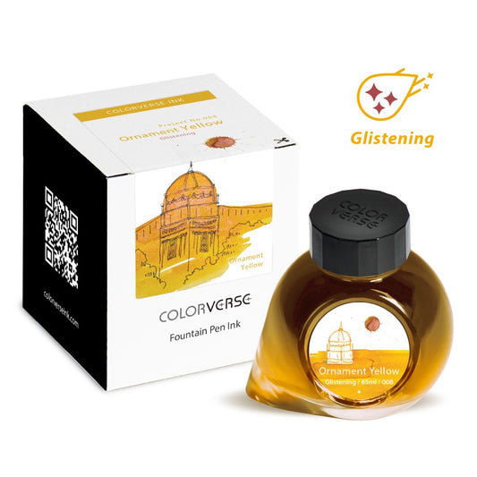 Colorverse Ornament Yellow Glistening Project Volume One 65mL Ink Bottles