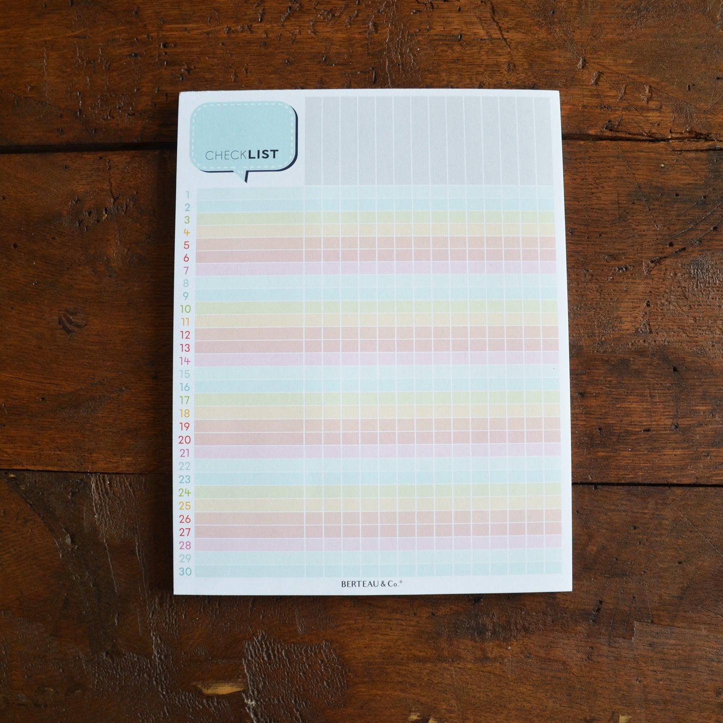 Notepad - CHECKLIST