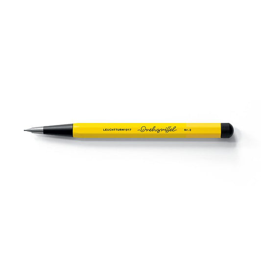 Leuchtturm1917 Drehgriffel Nr. 2 Bauhaus Edition Mechanical Pencil Lemon/Black