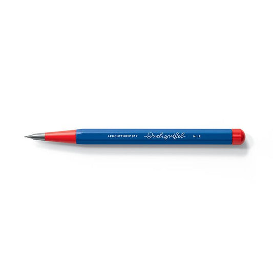 Leuchtturm1917 Drehgriffel Nr. 2 Bauhaus Edition Mechanical Pencil Royal Blue/Red