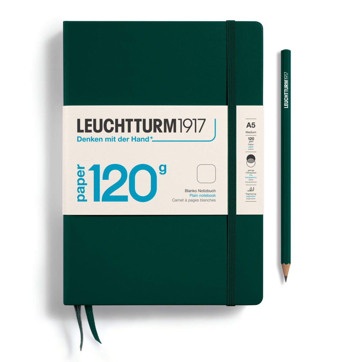 Leuchtturm1917 Notebook Medium A5 120G Edition Forest Green